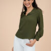 Andrea V Neck Blouse