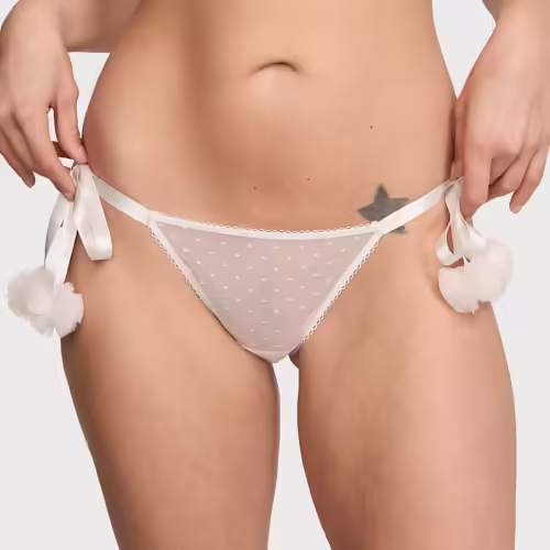 Lace Adjustable String Bikini Panty
