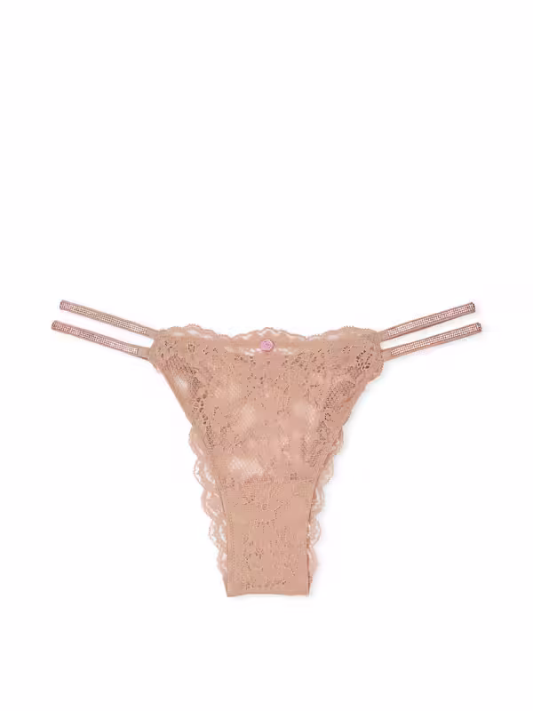 NEW! Twinkle Strap Lace Brazilian Panty