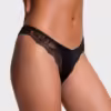 Strappy Back High-Leg Thong Panty