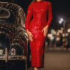 ELIZABETH RED DRESS