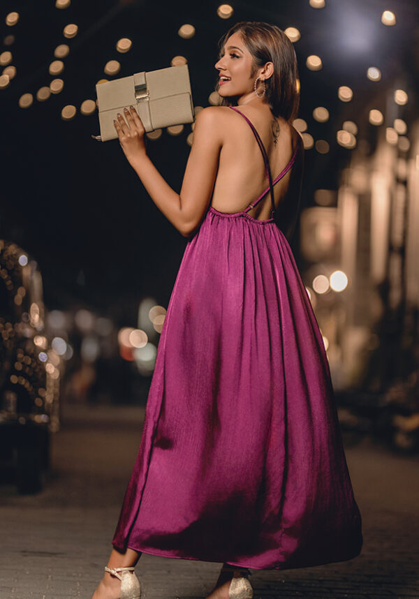 TIFFINI PURPLE DRESS