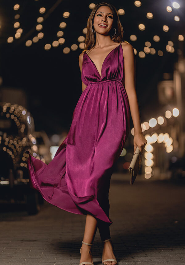 TIFFINI PURPLE DRESS