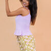 FLORAL PRINT KAKI GREEN PJ SET