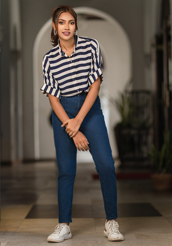 Eza Dark Blue Mom Jean