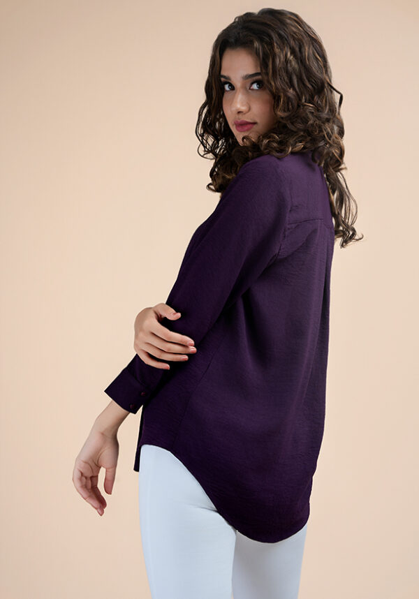 Hanah Purple Blouse