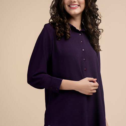 Hanah Purple Blouse
