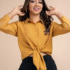 Hannah Long Sleeve Mustard Blouse
