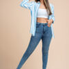 Hanah Stripe Long Sleeve Blouse