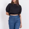 Puff Sleeve Crop Top