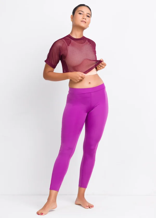 LEGGING WITH LACE DETAILING