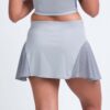 Side mesh detailing tennis skirt