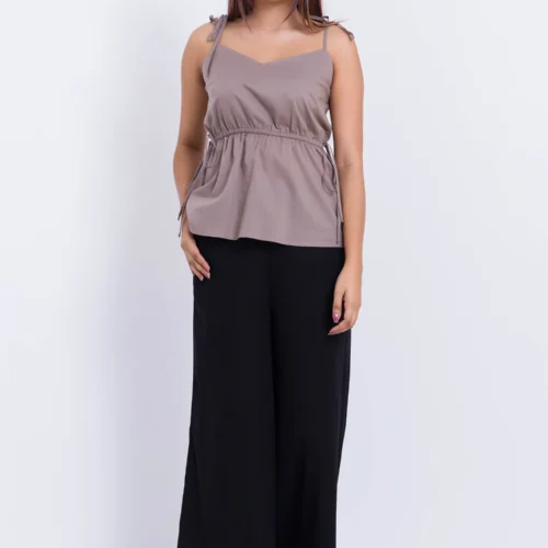 Strappy Top With Waist Drawcord
