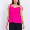 Strappy Top With Waist Drawcord