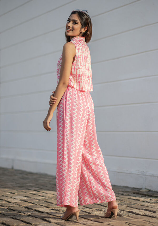 Jayden Pink Printed Pant