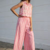 Jayden Pink Printed Pant