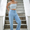 Ivy Ice Blue Mom Jean