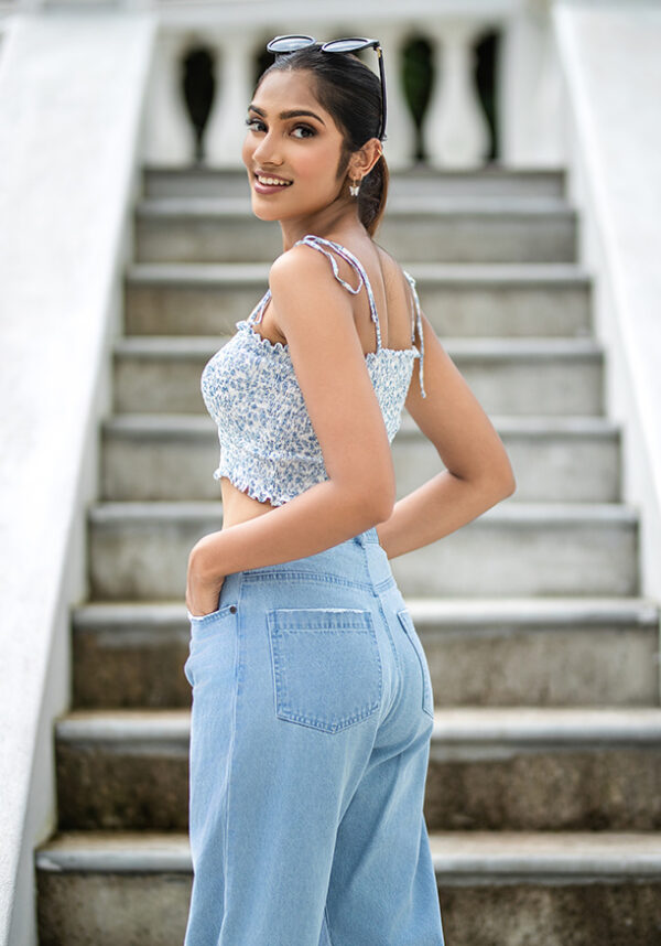 Ivy Ice Blue Mom Jean