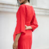 LAYNE SLEEVE RED DRESS