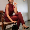 Serena Maroon Pant
