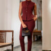 Serena Maroon Pant