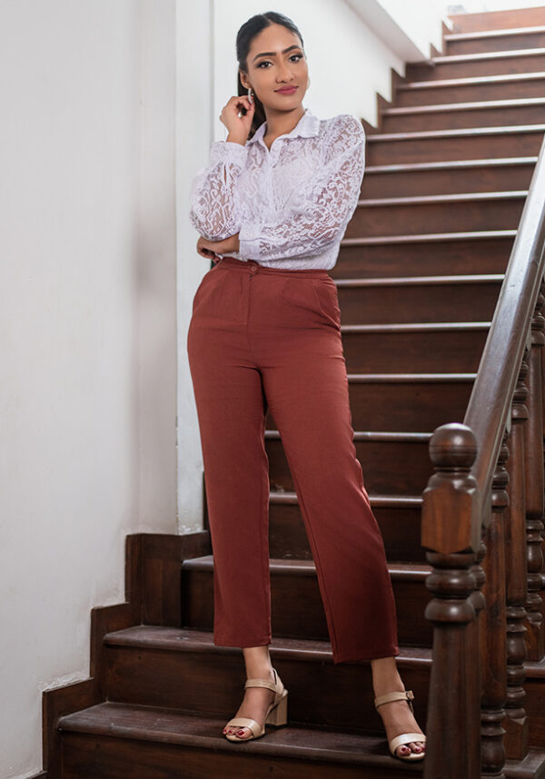 Pearl White Lace Shirt