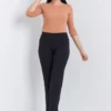 Three Quarter Sleeve Blouse With Round Neck