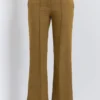 Wide Leg Pant With Pin Tuck Detail