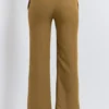 Wide Leg Pant With Pin Tuck Detail